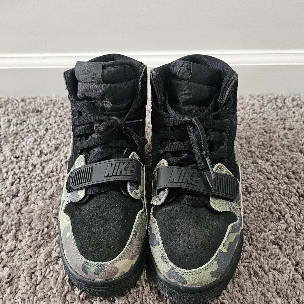 Air Jordan Legacy 312 Flight Club Black And Camouflage Size 6Y {UMbox}